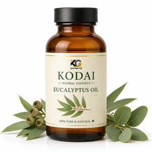 Aceite de eucalipto Kodai 100% puro, aceite esencial herbal natural para el cuidado de la piel y aromaterapia - Product Image 1