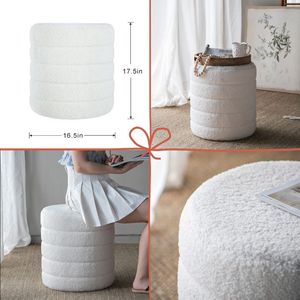 Collezione S/10 di Arredamento in Stile Country Francese per Soggiorno, Include Piante Artificiali, Vasi, Vassoi, Sgabello e Tavolino Laterale - Product Image 3