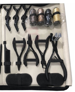 MAGMA BEAUTY Kit d'outils professionnels en métal pour extensions capillaires à micro-anneaux, couleur unie unique, design personnalisé, logo sur mesure, usage commercial - Product Image 3