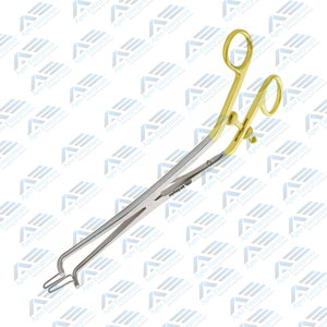 9.50 Inches Gynaecology Instruments Kogan Endocervical Speculum 24.1 Cm With Gold Offset Handle Kogan Endocervical Speculum - Product Image 2