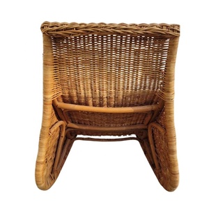 เก้าอี้อาบแดดทำจากไม้และหวายแบบพรีเมี่ยมพร้อมเบาะรองนั่งกลางแจ้งทันสมัยเก้าอี้อาบแดดชายหาดเก้าอี้หวาย - Product Image 5