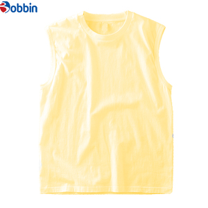 BOBBIN INDUSTRIES, el Mejor Fabricante, Camisetas de Verano Personalizadas para Hombre, sin Mangas, 100% Algodón, Color Sólido, Tallas Grandes - Product Image 4