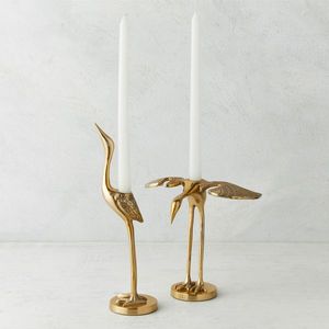Golden <b>Brass</b> <b>Candlestick</b> Holder Set of 3 Taper Candle Holders for Home Decoration Durable Metal Stand And Table top - Product Image 3