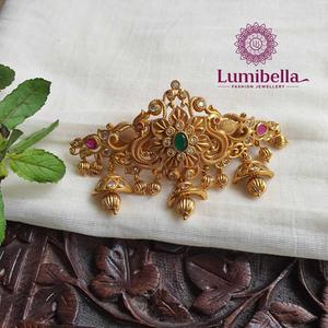 Kids Casual European Rhinestone Alloy with Gold Plating Jhumka Hair Clips for Wedding Party Halloween - Product Image 1
