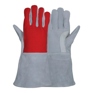 Guantes de Soldadura TIG de Cuero de Vaca y Cabra de Alta Resistencia, Guantes de Seguridad Industrial de Algodón Resistentes al Calor y Chispas - Product Image 2