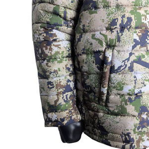 Veste de chasse d'hiver pour homme, camouflage, coupe-vent, imperméable, impression HD personnalisée de haute qualité, softshell 100% polyester - Product Image 4
