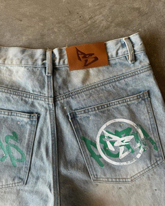 Shorts en jean personnalisés pour hommes, en pur coton, style droit, vêtements de marque d'été, fabriqués au Pakistan pour garçons - Product Image 4