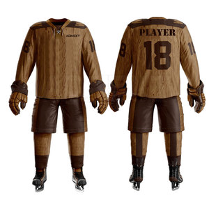 Uniforme de Hockey sobre Hielo Profesional 2026, Personalizable con Logotipo, Transpirable, Ligero, Manga Larga, Unisex para Adultos, 100% Poliéster de Alta Calidad - Product Image 1