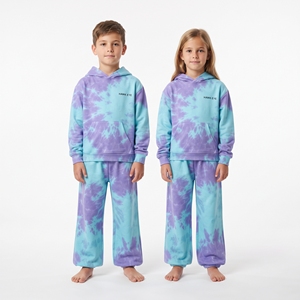 Conjuntos Deportivos Personalizados para Niños, Sudadera con Capucha y Pantalones Jogger Sublimados, Ropa Deportiva Estampada para Niños y Niñas, Ropa Deportiva al por Mayor - Product Image 1