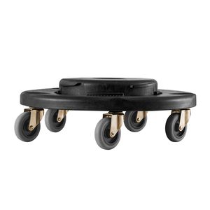 Carrello per Bidoni della Spazzatura da 20-55 Galloni con 4 Ruote Bloccabili, Capacità di Carico 500 lbs per Contenitori da 32, 44, 55 Galloni - Product Image 3