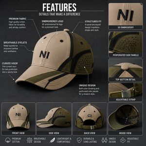 Casquette de baseball en coton pour hommes, réglable, brodée, pour le sport et les loisirs en extérieur, vente en gros - Product Image 6