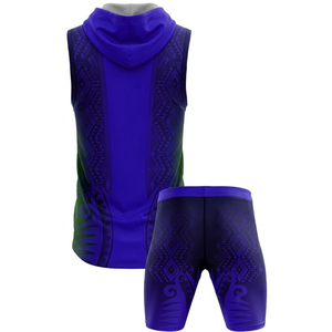 Uniformes de football américain 7V7 respirants d'été de haute qualité en gros, personnalisables avec nom et numéro d'équipe, séchage rapide, impression par sublimation intégrale - Product Image 3