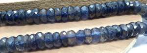 Cuentas facetadas de iolita AAA de 8.5 mm, cuentas redondas de iolita, cuentas de iolita natural para la fabricación de joyería. - Product Image 5