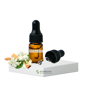 Jasmine and Sandal Massage Oil Manufacturer <b>Bulk</b> Supplier OEM Private Label Wholesale for Professional Body Care Industry - Product Image 1