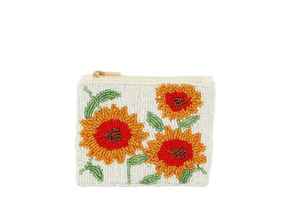 Monedero artesanal de limón con cuentas, bolsa de media luna de cuentas de vidrio amarillas, cartera con cremallera y borla, tarjetero para mujer, bolsos con diseño de frutas - Product Image 3