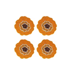 Vintage Inspired Decorative <b>Bead</b> Cocktail <b>Coasters</b> Heat Resistant Artisan Craft for Home Decor Promotional Item - Product Image 6