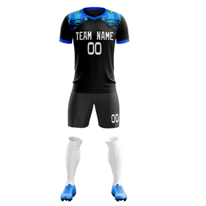 Kit de football respirant personnalisé, service OEM, maillots de football personnalisés, ensembles d'uniformes de football, design sublimé, kit d'uniformes de football - Product Image 6