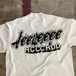 Custom Designer Band-Themed 100% Cotton Retro Street Style <b>Men's</b> O-Neck Short Sleeve Regular Fit T-<b>Shirt</b> Washed Distressed - Product Image 3