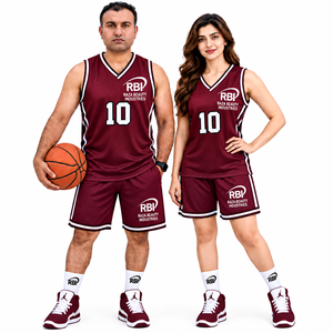 Maillot de basketball personnalisé 220g 100% polyester séchage rapide imprimé par sublimation avec nom du joueur, taille élastique, sans manches, pour homme - Product Image 6