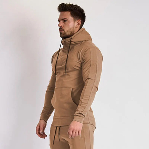 Conjunto Deportivo de Dos Piezas para Hombre, Sudadera con Cierre y Pantalones Jogger Ajustados, Ropa Deportiva para Entrenamiento, Conjuntos Personalizados - Product Image 4
