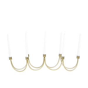 Candélabre moderne en laiton à sept bras, élégant support à bougies en métal pour salon, hôtel, restaurant, mariage et décoration intérieure à bas prix - Product Image 1