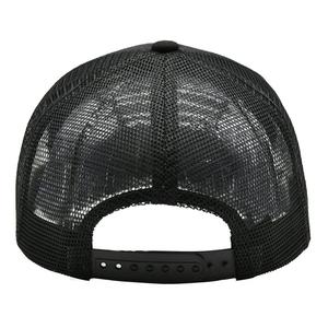 HUBB & WILLS Black Mesh Trucker <b>Cap</b> Unisex Street Style Adjustable Hat Spring Summer Casual Breathable Polyester Cotton - Product Image 5