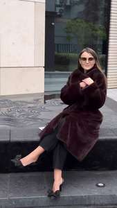 เสื้อโค้ทขนเฟอร์มิงค์เทียมแบบยาวสำหรับผู้หญิง Nesta Sports พร้อมปกเสื้อ รุ่นฤดูหนาวปี 2021 ผลิตภัณฑ์สำเร็จรูปสำหรับการขายแบบดรอปชิปปิ้ง - Product Image 3