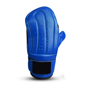 Mitaines de boxe professionnelles en cuir de qualité supérieure pour l'entraînement au sparring, Muay Thai, MMA, boxe - Évacuation rapide de l'humidité - Product Image 4