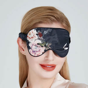 ผ้าปิดตาไหมน้ำหนักเบาสำหรับผู้หญิง ปี 2026 สำหรับการเดินทาง ใช้ในบ้าน ช่วยให้นอนหลับสบาย ป้องกันดวงตาขณะนอนหลับ  สามารถปรับแต่งได้ - Product Image 3