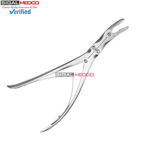 Rongeur à os en acier inoxydable, angle de 15 degrés, morsure 7x16mm, action composée 9 pouces, 23cm, instrument chirurgical orthopédique durable - Product Image 5