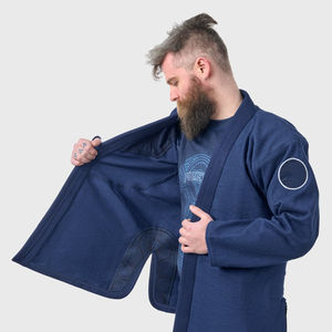 ชุดยิวยิตสู BJJ แบบขายส่ง ปรับแต่งได้ ชุดศิลปะการต่อสู้ คิโมโน น้ำหนักเบา ทนทาน ระบายอากาศได้ดี ผ้าฝ้ายกันหดตัว - Product Image 2