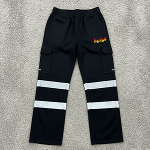 Pantalon de travail de sécurité avec logo personnalisé, construction renforcée aux genoux, pantalon cargo - Product Image 4