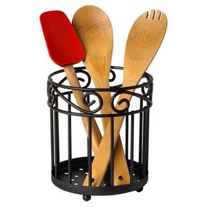 Minimal Artistic <b>Metal</b> Cutlery Holder <b>For</b> Clean Kitchen Decor Providing Subtle And Elegant Utensil Storage - Product Image 5