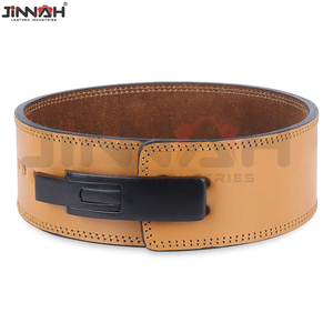 Custom Pattern Cowhide Leather Powerlifting Training Belt 10mm 13mm Lever Gym Belt Lightweight Professional <b>Back</b> <b>Support</b> - Product Image 6
