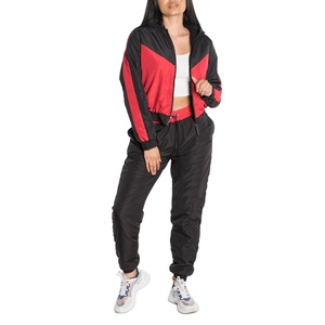 Nuevo conjunto de dos piezas cortavientos para mujer, chándales cortavientos para mujer con colores personalizados, tamaño y logotipo 2026 - Product Image 1