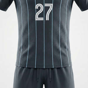Dernier design de maillot de football par sublimation, tenue d'équipe respirante, ensemble maillot et short de football unisexe, fabrication OEM en gros - Product Image 5
