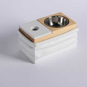 Hand-Made Wood Incense <b>Burner</b> With Metal Bowl And Wooden Lids Aromatic Diffuser All Season Use - Product Image 2