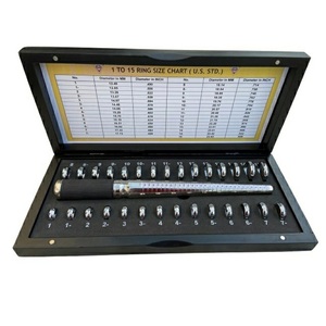 Bagues en plastique de haute qualité pour la mesure des doigts (tailles 26, 29, 36) – Outil de fabrication de bijoux SUNTOOLS/STIPL Modèle 387-387B – Service d'échantillonnage/confection de moules - Product Image 1