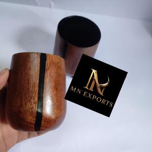 Verre à boire en bois naturel pour les fêtes de mariage, design classique, durable, 100/150 ml par MN EXPORTS - Product Image 3