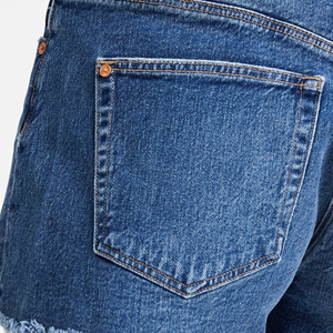 Shorts en jean décontractés pour femmes, taille haute, respirants, écologiques, imperméables, séchage rapide, pour l'été, service OEM, logo personnalisé - Product Image 5