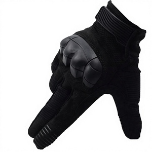 Gants en gel à doigts entiers pour hommes Gants de moto de rue Cruiser Biker Racing Gants de motocross Gants de protection en cuir de qualité supérieure - Product Image 1