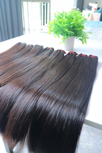 12A Cheveux Vietnamiens Bruts Non Traités Remy Super Double Drawn, Lots de Cheveux 100% Vierges Pas Chers pour Tissage Yiwigs 100g - Product Image 4