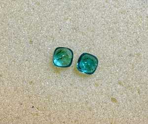 Émeraudes naturelles zambiennes, taille Sugarloaf, pierres précieuses vertes, pierres brutes pour la création de bijoux, bagues, pendentifs, haute qualité - Product Image 2