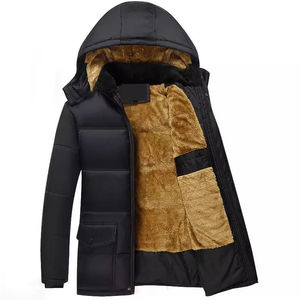 Veste matelassée coupe-vent 2026 en gros avec capuche polaire, veste d'hiver personnalisée pour l'extérieur, manteau à prix abordable, veste unisexe pour temps froid - Product Image 2