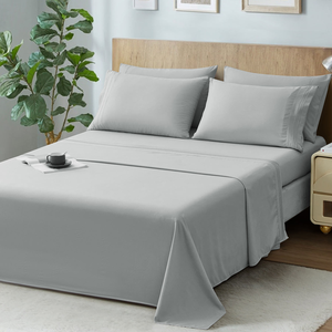 High-end 100% Linen Bedding <b>Set</b> 4 Pcs Luxurious Flat Fitted Sheet <b>Sets</b> - Product Image 1