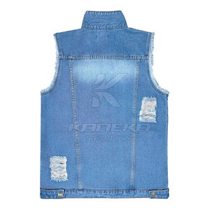 Chaleco Vaquero Casual para Hombre, Transpirable y Ecológico, Invierno 2026, Personalizable, 100% Algodón, Alta Calidad, Venta al Por Mayor, KANEKA SPORTS - Product Image 2