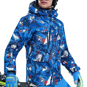 Traje de Esquí para Hombre con Capucha Desmontable, Diseño Moderno, Impermeable, Transpirable, Ropa de Invierno para Exteriores - Product Image 4