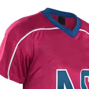 Tenue de sport à faible MOQ, uniforme de lacrosse respirant, séchage rapide, confortable, en tissu 100 % polyester de haute qualité, personnalisable, OEM - Product Image 5
