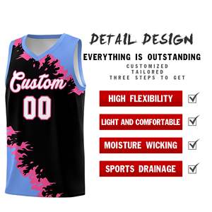 Maillots de basket personnalisés de haute qualité, respirants et anti-humidité, grandes tailles, pour hommes, très demandés - Product Image 3