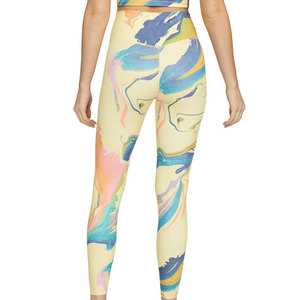 เลกกิ้งถักเอวกลางสำหรับผู้หญิง คุณภาพสูง MOQ ต่ำ ระบายอากาศได้ดี เหมาะสำหรับออกกำลังกาย-ขายออนไลน์ - Product Image 4